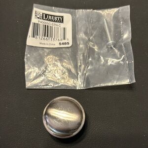 Liberty Silver Cabinet Knob with Mounting Hardware
